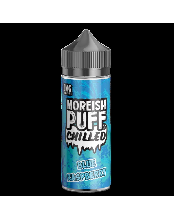 Moreish Puff Chilled Blue Raspberry 0mg 100ml Shor...