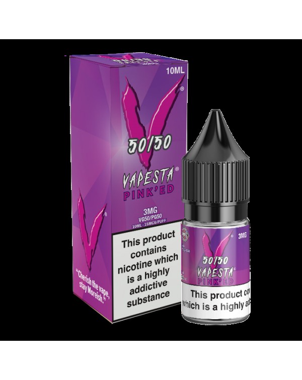 Vapesta 50/50: Pinked 10ml E-Liquid