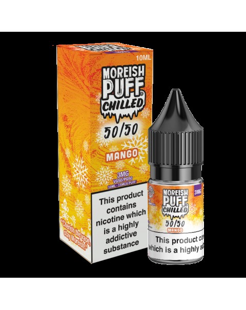 Moreish Puff Chilled 50/50: Mango Chilled 10ml E-Liquid