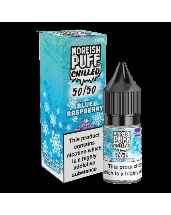 Moreish Puff Chilled 50/50: Blue Raspberry Chilled...