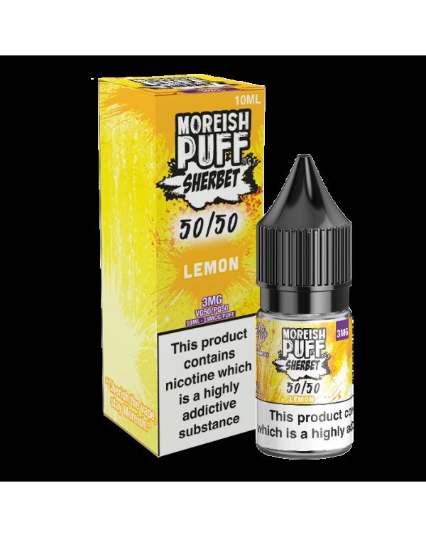 Moreish Puff Sherbet 50/50: Lemon Sherbet 10ml E-L...