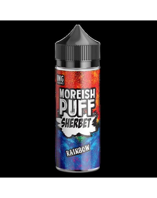 Moreish Puff Sherbet Rainbow 0mg 100ml Short Fill ...