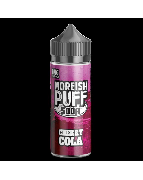 Moreish Puff Soda Cherry Cola 0mg 100ml Short Fill E-Liquid