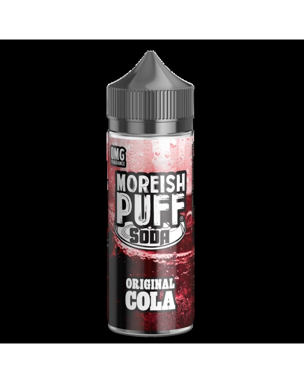 Moreish Puff Soda Original Cola 0mg 100ml Short Fi...