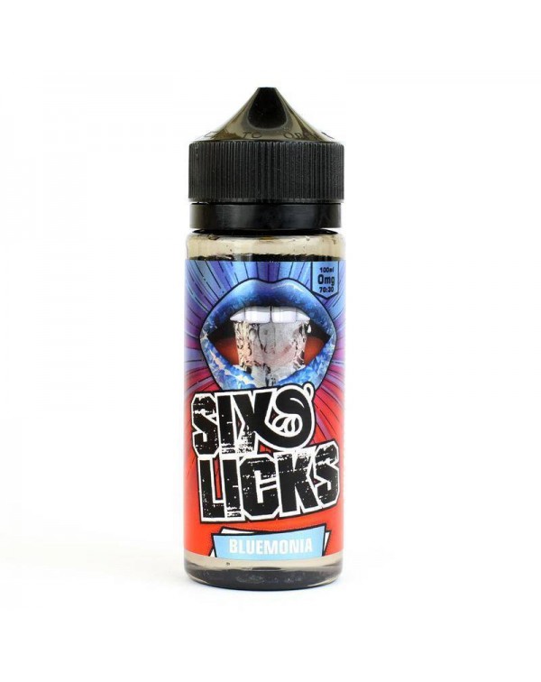 Six Licks Bluemonia E-Liquid 100ml Short Fill