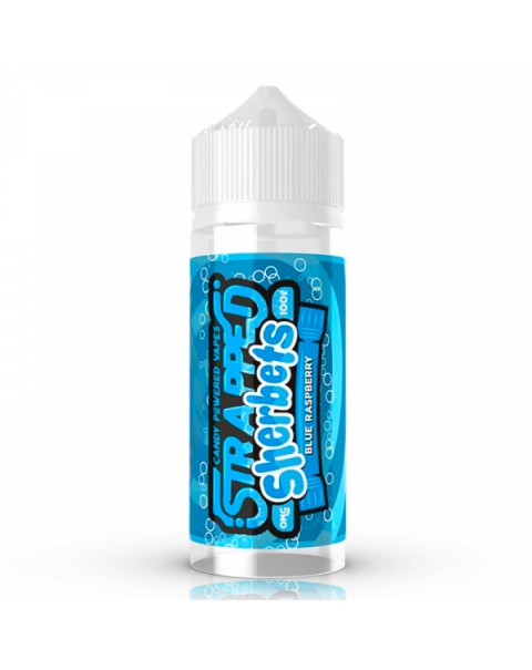 Strapped Blue Raspberry Sherbet 0mg 100ml Short Fill E-Liquid