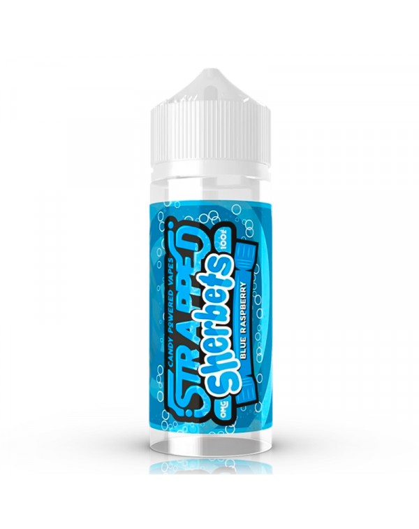 Strapped Blue Raspberry Sherbet 0mg 100ml Short Fi...