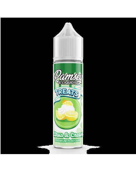 Ramsey E-Liquids Treats Citrus Cream 0mg 50ml Short Fill E-Liquid