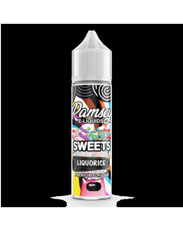 Ramsey E-Liquids Sweets: Licorice 0mg 50ml Short F...