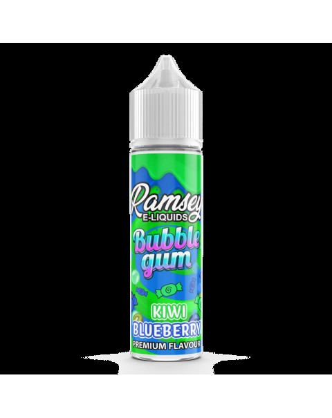 Ramsey E-Liquids Bubblegum: Kiwi Blueberry 0mg 50ml Short Fill E-Liquid