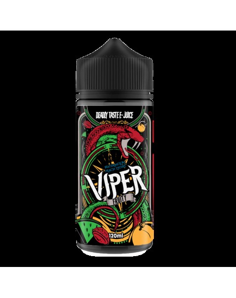 Viper E-Juice Watermelon Peach Lychee 0mg 100ml Short Fill E-Liquid