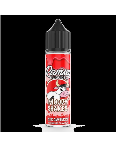 Ramsey E-Liquids Moody Shakes: Strawberry 0mg 50ml Short Fill E-Liquid