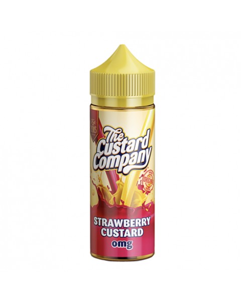 The Custard Company Strawberry Custard 0mg 100ml Short Fill E-Liquid