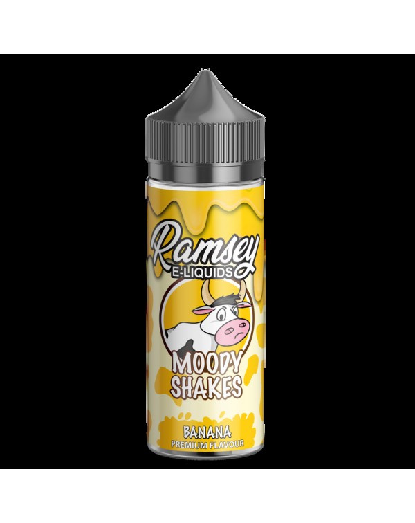 Ramsey E-Liquids Moody Shakes: Banana 0mg 100ml Sh...