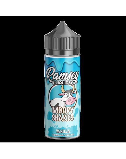 Ramsey E-Liquids Moody Shakes: Vanilla 0mg 100ml Short Fill E-Liquid