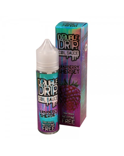 Double Drip Raspberry Sherbet 50ml Short Fill - 0mg