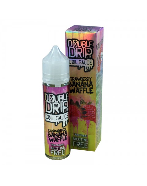 Double Drip Strawberry Banana Waffle 50ml Short Fill - 0mg