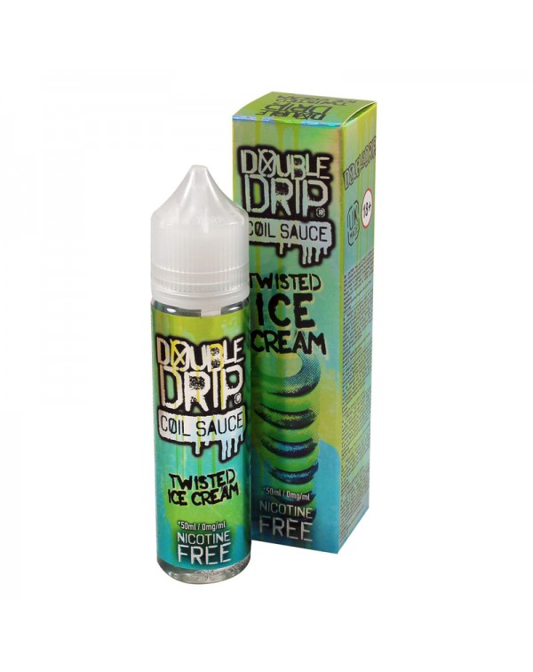 Double Drip Twisted Ice Cream 50ml Short Fill - 0m...