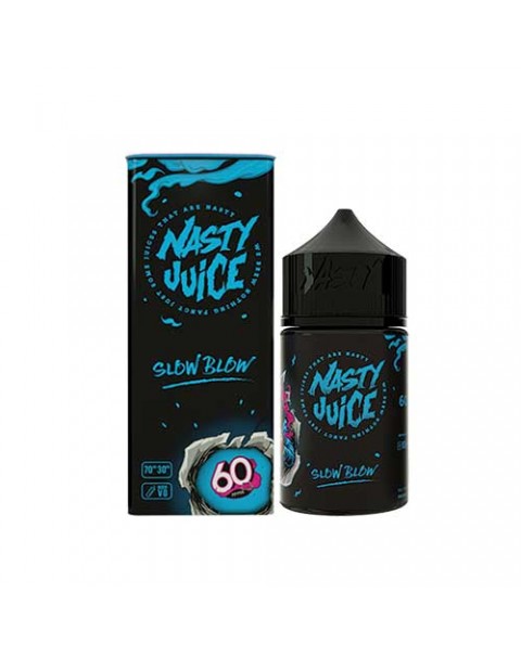 Nasty Juice Slow Blow 0mg Short Fill - 50ml