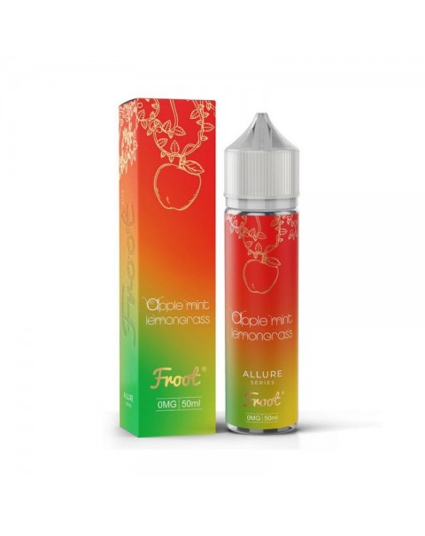 Froot Allure Series: Apple Mint Lemongrass 0mg 50ml Short Fill E-Liquid