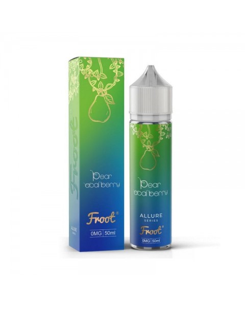 Froot Allure Series: Pear Acai Berry 0mg 50ml Short Fill E-Liquid