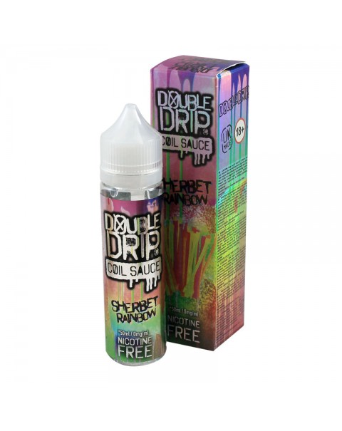 Double Drip Sherbet Rainbow 50ml Short Fill - 0mg