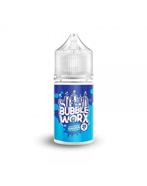 Bubble Worx Blue Raspberry 25ml Short Fill - 0mg