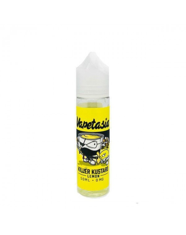 Vapetasia Lemon Killer kustard 0mg Short Fill - 50...