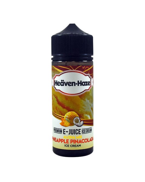 Heaven Haze Aloha Mix Pineapple Pinacolada 0mg 100ml Short Fill E-Liquid