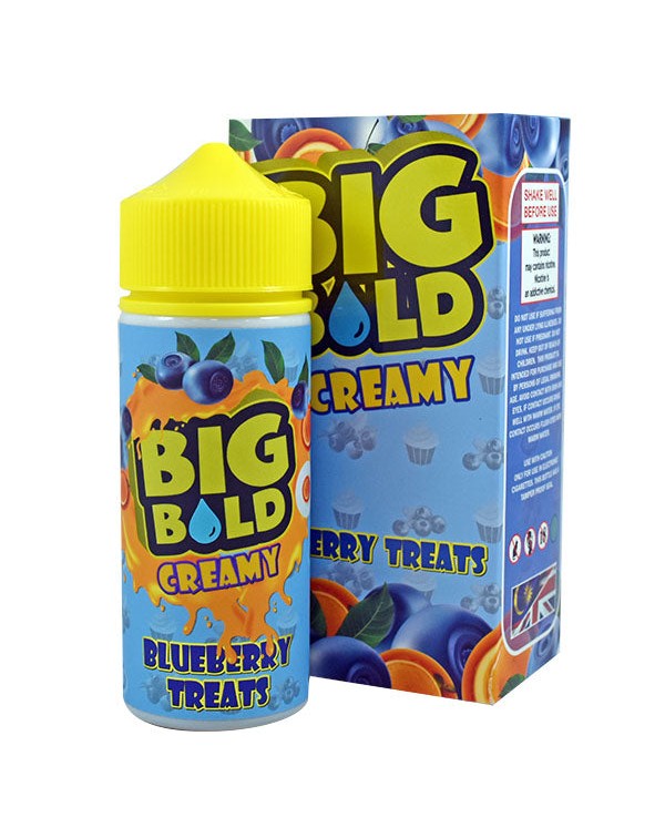 Big Bold Creamy: Blueberry Treats 0mg 100ml Short ...