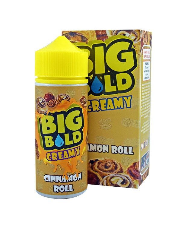 Big Bold Creamy: Cinnamon Roll 0mg 100ml Short Fil...