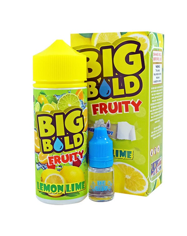 Big Bold Fruity: Lemon Lime 0mg 100ml Short Fill E...