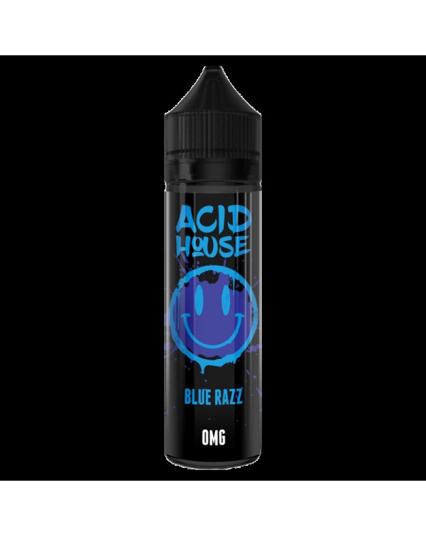 Acid House Blue Razz 0mg 50ml Short Fill E-Liquid