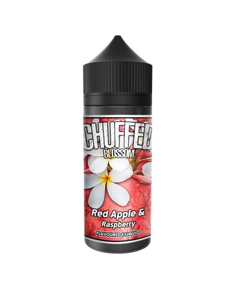 Chuffed Blossom: Red Apple and Raspberry 0mg 100ml Short Fill E-Liquid