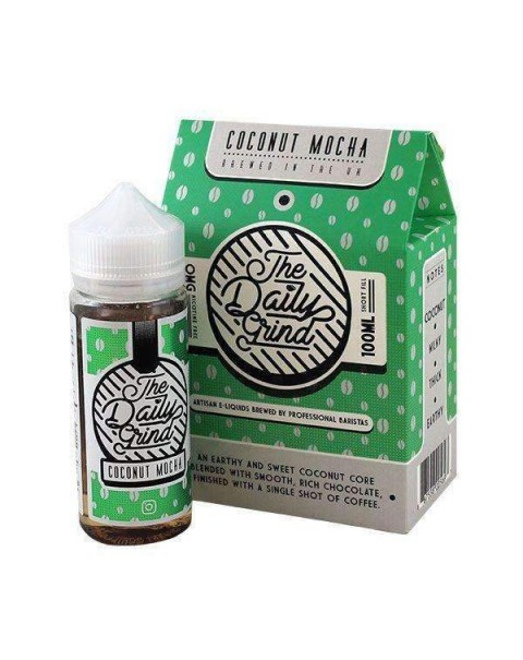 The Daily Grind Coconut Mocha 0mg Short Fill - 100ml