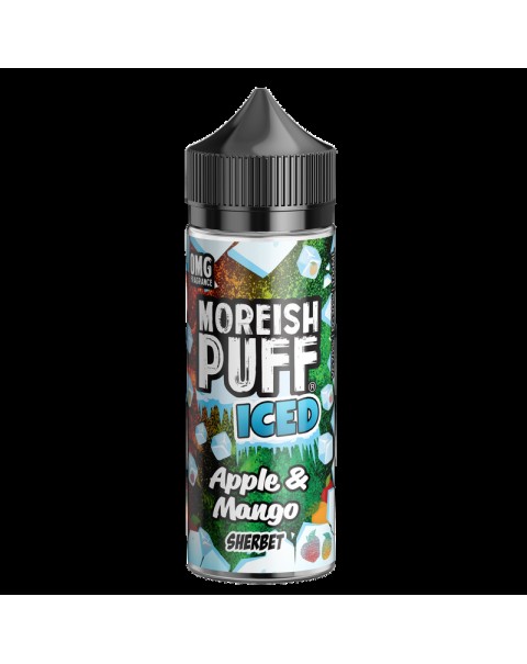 Moreish Puff Iced Apple & Mango Sherbet 0mg 100ml Short Fill E-Liquid