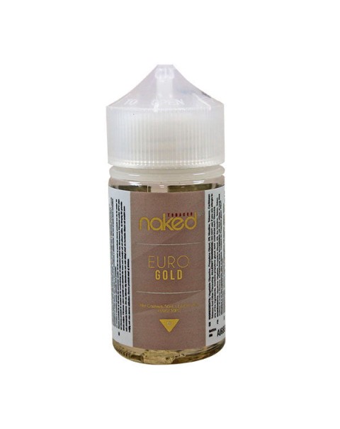 Naked 100 Tobacco Euro Gold 0mg 50ml Short fill E-liquid