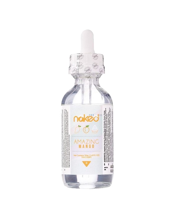Naked 100 Ice Amazing Mango 0mg 50ml Short fill E-...