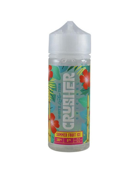Crusher Summer Fruit Ice 0mg 100ml Short Fill E-Liquid