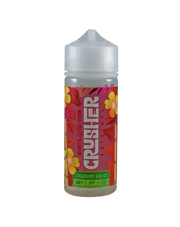 Crusher Strawberry Kiwi Ice 0mg 100ml Short Fill E...