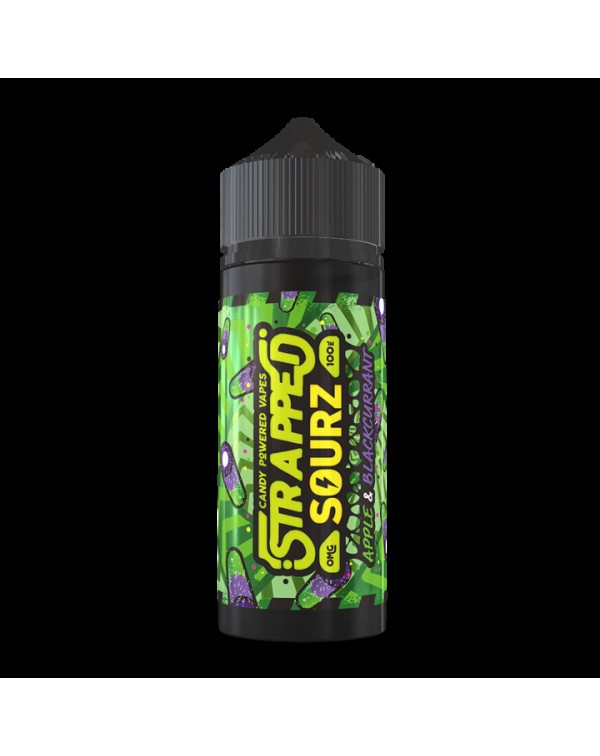 Strapped Sourz: Apple & Blackcurrant 0mg 100ml...