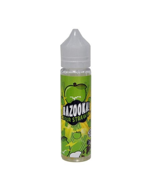 Bazooka Sour Straws: Apple Short Fills 0mg - 50ml