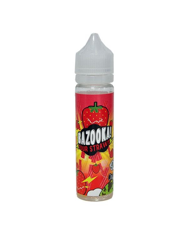 Bazooka Sour Straws: Strawberry Short Fill 0mg - 5...