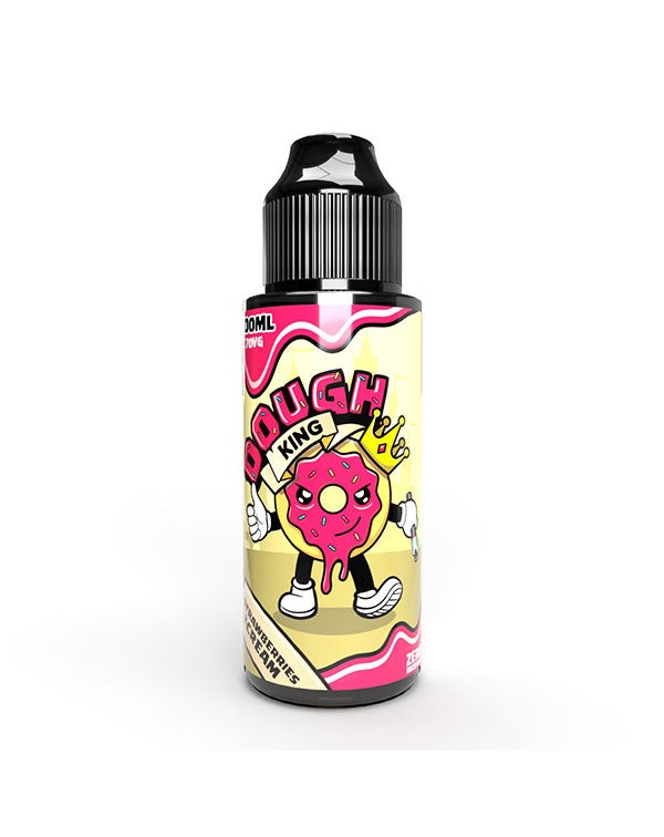 Dough King Strawberries and Cream 0mg 100ml Short ...