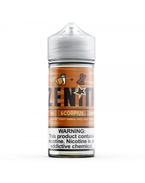 Zenith Scorpius 0mg 100ml Short Fill E-Liquid