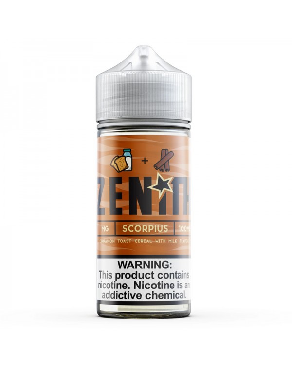 Zenith Scorpius 0mg 100ml Short Fill E-Liquid