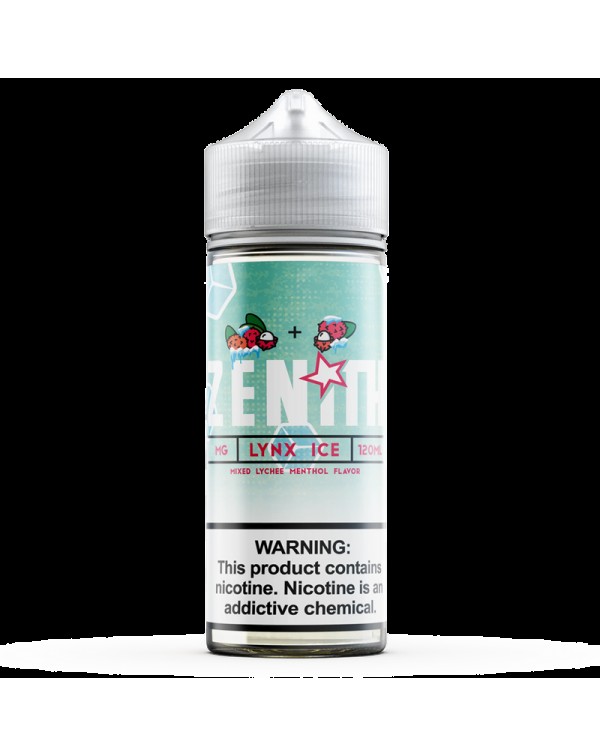 Zenith Lynx Ice 0mg 100ml Short Fill E-Liquid