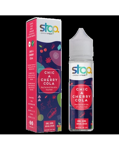 Stop Chic A Cherry Cola 0mg 50ml Short Fill E-Liquid