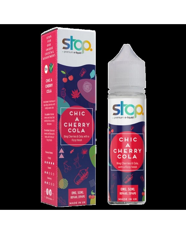 Stop Chic A Cherry Cola 0mg 50ml Short Fill E-Liqu...