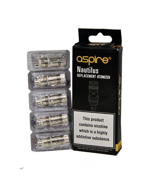 Aspire Nautilus BVC Replacement Coils 5 Pack